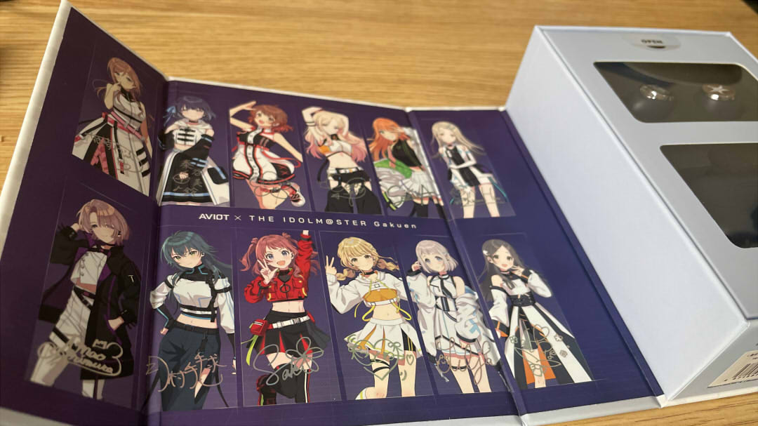 やってないソシャゲ。学園アイドルマスターのAviotコラボイヤホンを